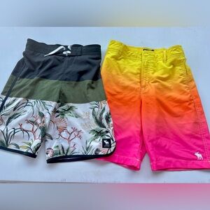 Abercrombie swim trunks